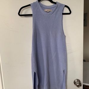 Periwinkle knit tank